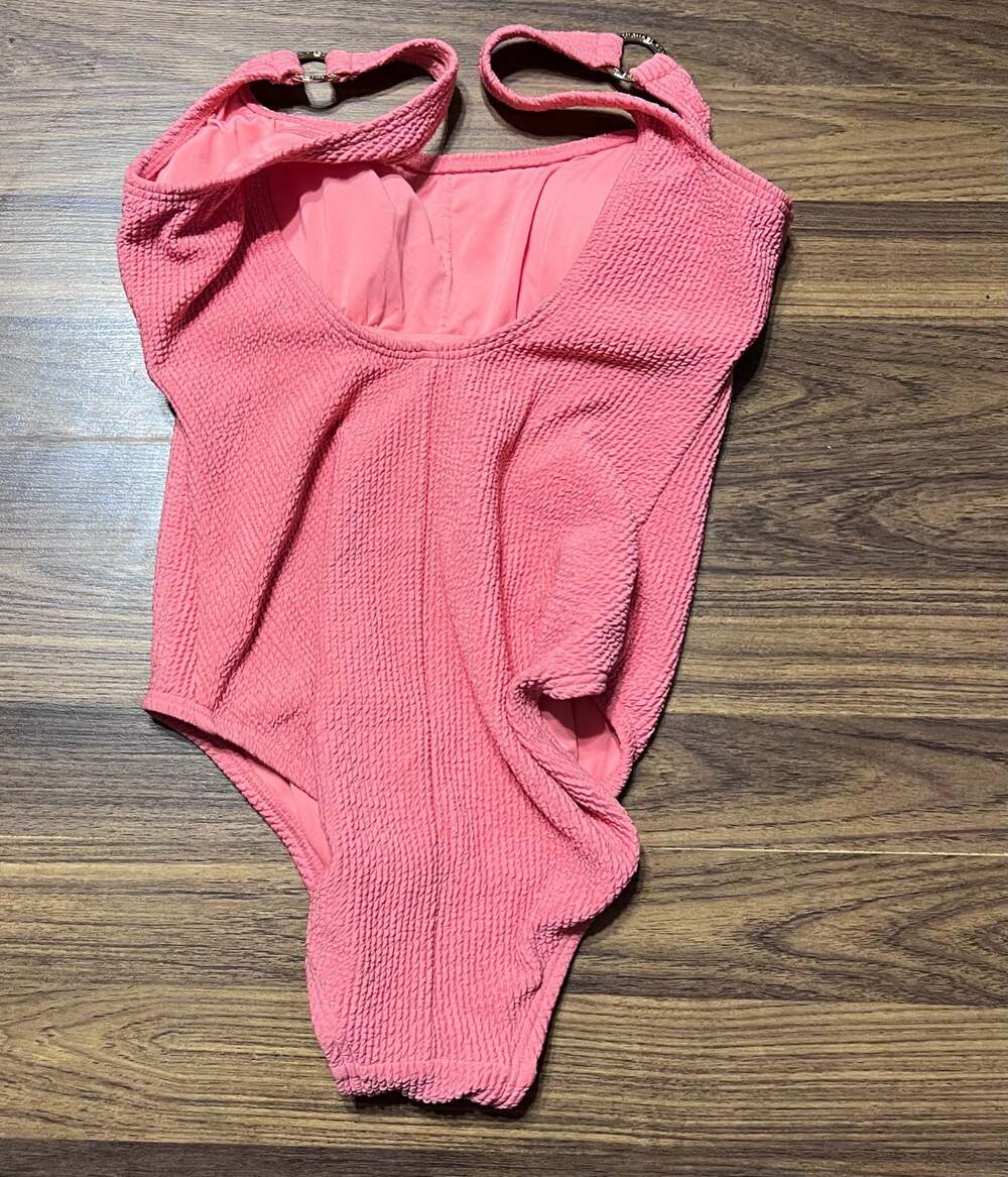 Michael Kors SANGRIA Logo One-Piece Swimsuit, US 8 - Picture 5 of 7